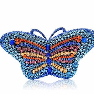 Stunning Butterfly Crystal Purse Gift Wedding